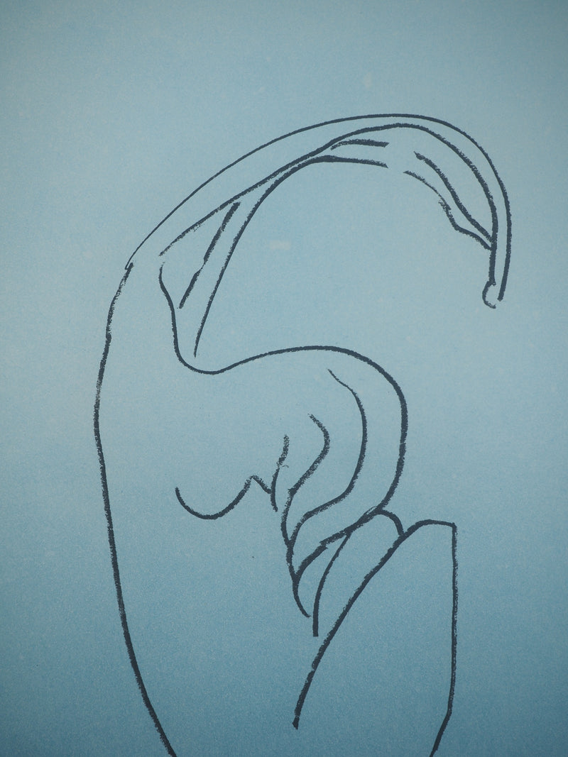 Man RAY : Silhouette recroquevillée, Gravure originale (photo de détail 4) - Crédit photo : Galerie Art.Paris