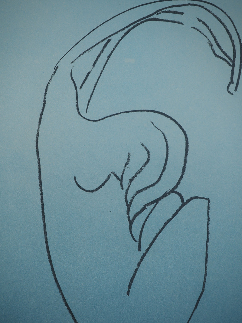 Man RAY : Silhouette recroquevillée, Gravure originale (photo de détail 6) - Crédit photo : Galerie Art.Paris