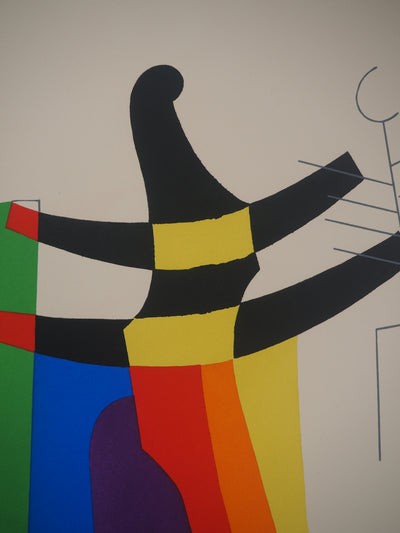 Man RAY : Composition abstraite, Lithographie originale (photo de détail 4) - Crédit photo : Galerie Art.Paris