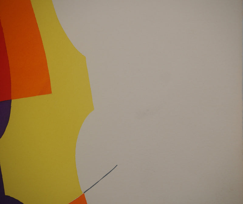 Man RAY : Composition abstraite, Lithographie originale (photo de détail 7) - Crédit photo : Galerie Art.Paris