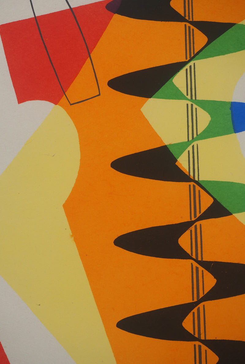 Man RAY : Fusion colorée, Lithographie originale (photo de détail 4) - Crédit photo : Galerie Art.Paris
