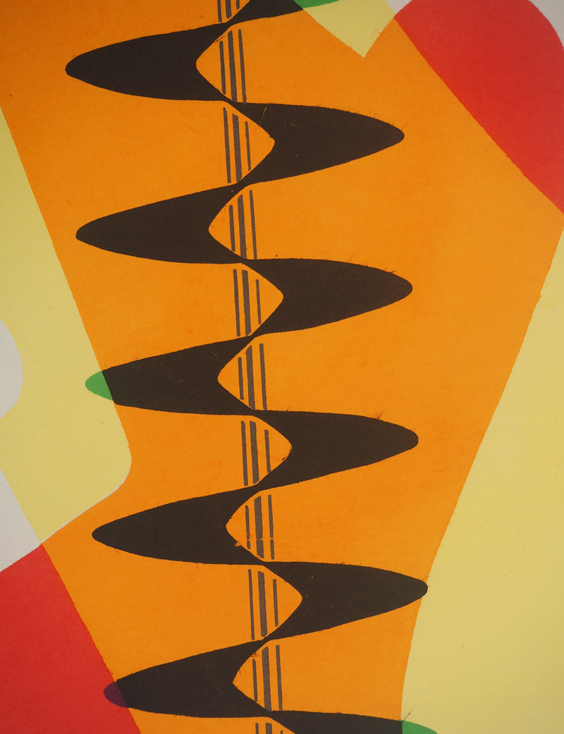 Man RAY : Fusion colorée, Lithographie originale (photo de détail 5) - Crédit photo : Galerie Art.Paris