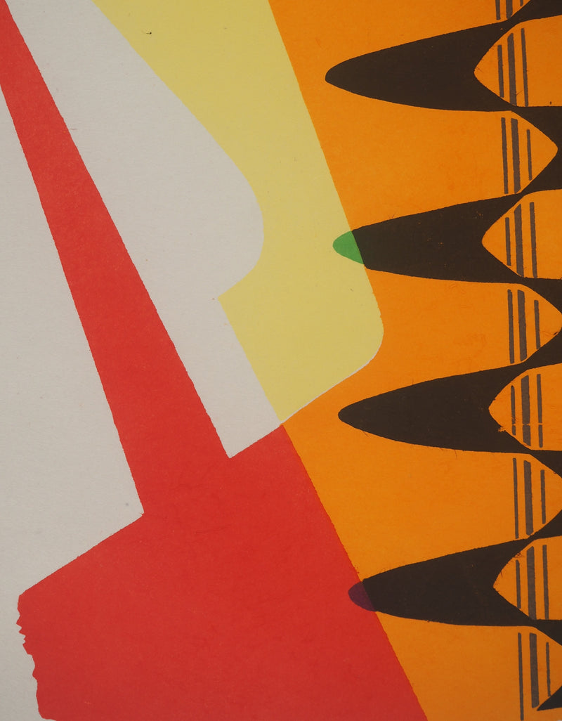 Man RAY : Fusion colorée, Lithographie originale (photo de détail 6) - Crédit photo : Galerie Art.Paris
