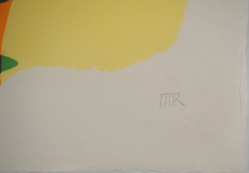 Man RAY : Fusion colorée, Lithographie originale (photo de détail 2) - Crédit photo : Galerie Art.Paris