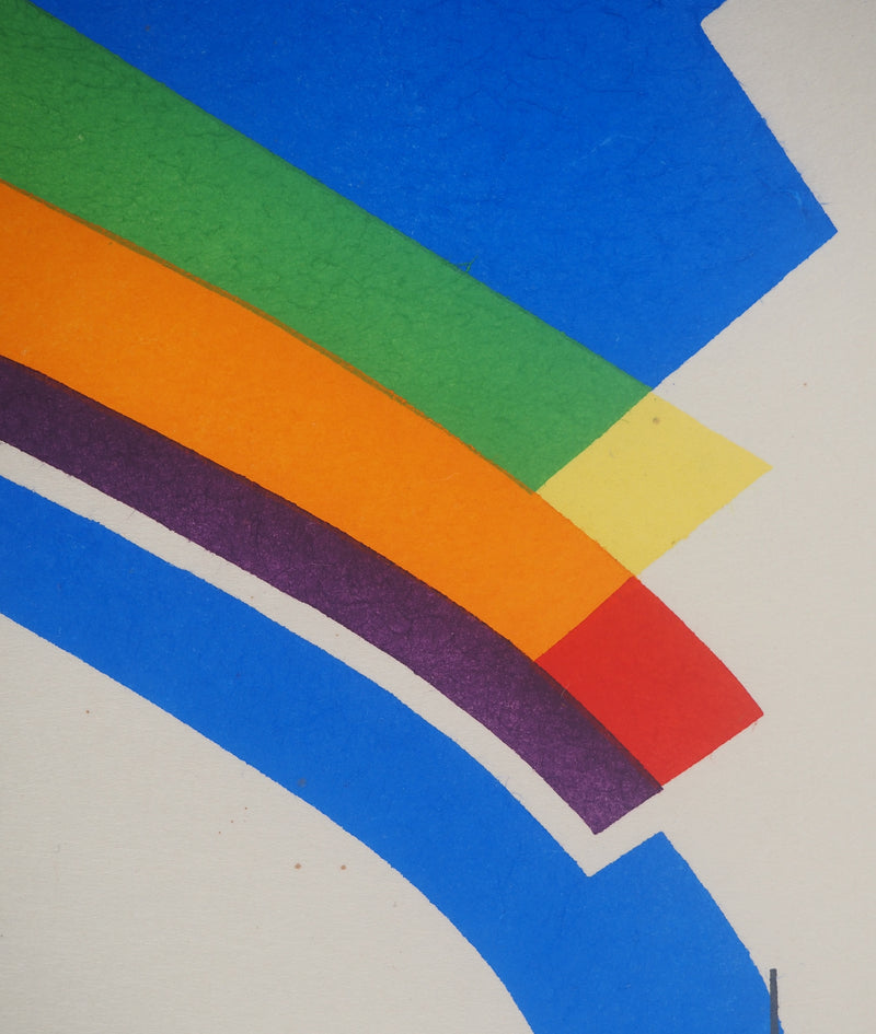 Man RAY : Composition au parapluie, Lithographie originale (photo de détail 7) - Crédit photo : Galerie Art.Paris