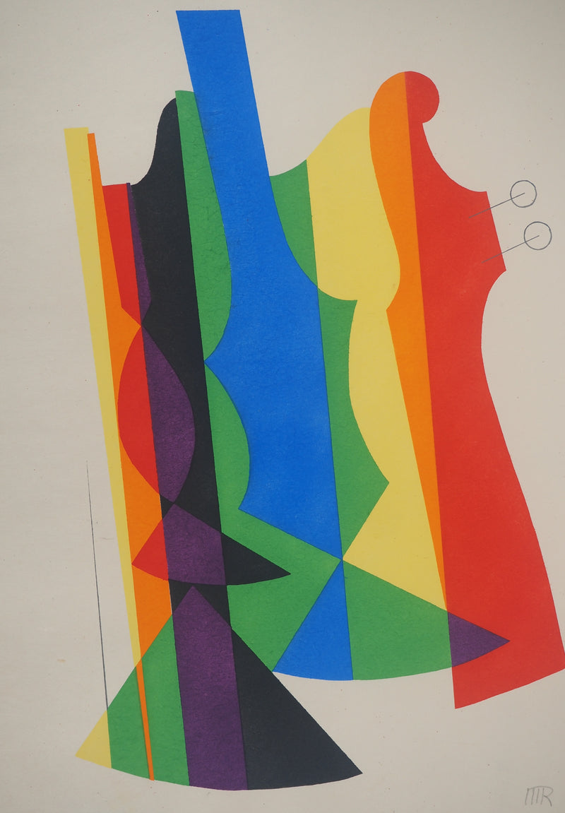 Man RAY : Orchestre, Lithographie originale (photo de détail 3) - Crédit photo : Galerie Art.Paris