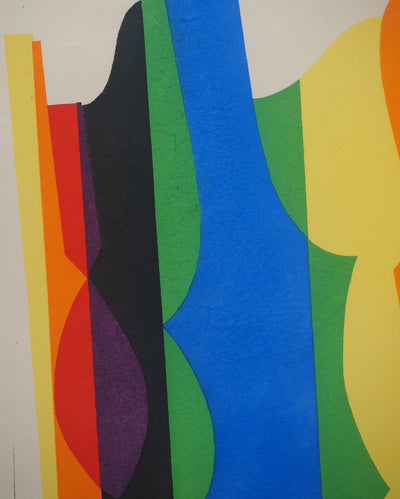 Man RAY : Orchestre, Lithographie originale (photo de détail 4) - Crédit photo : Galerie Art.Paris