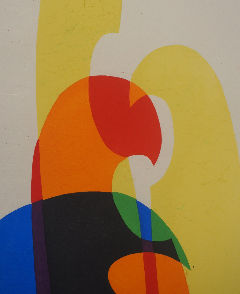 Man RAY : Figures colorées, Lithographie originale (photo de détail 4) - Crédit photo : Galerie Art.Paris