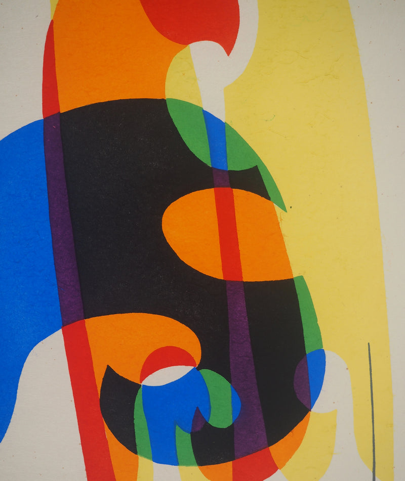Man RAY : Figures colorées, Lithographie originale (photo de détail 5) - Crédit photo : Galerie Art.Paris