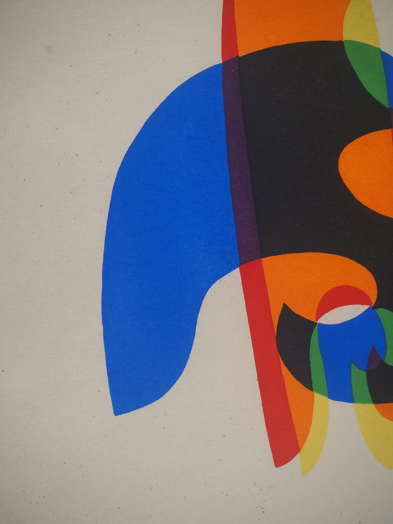 Man RAY : Figures colorées, Lithographie originale (photo de détail 6) - Crédit photo : Galerie Art.Paris