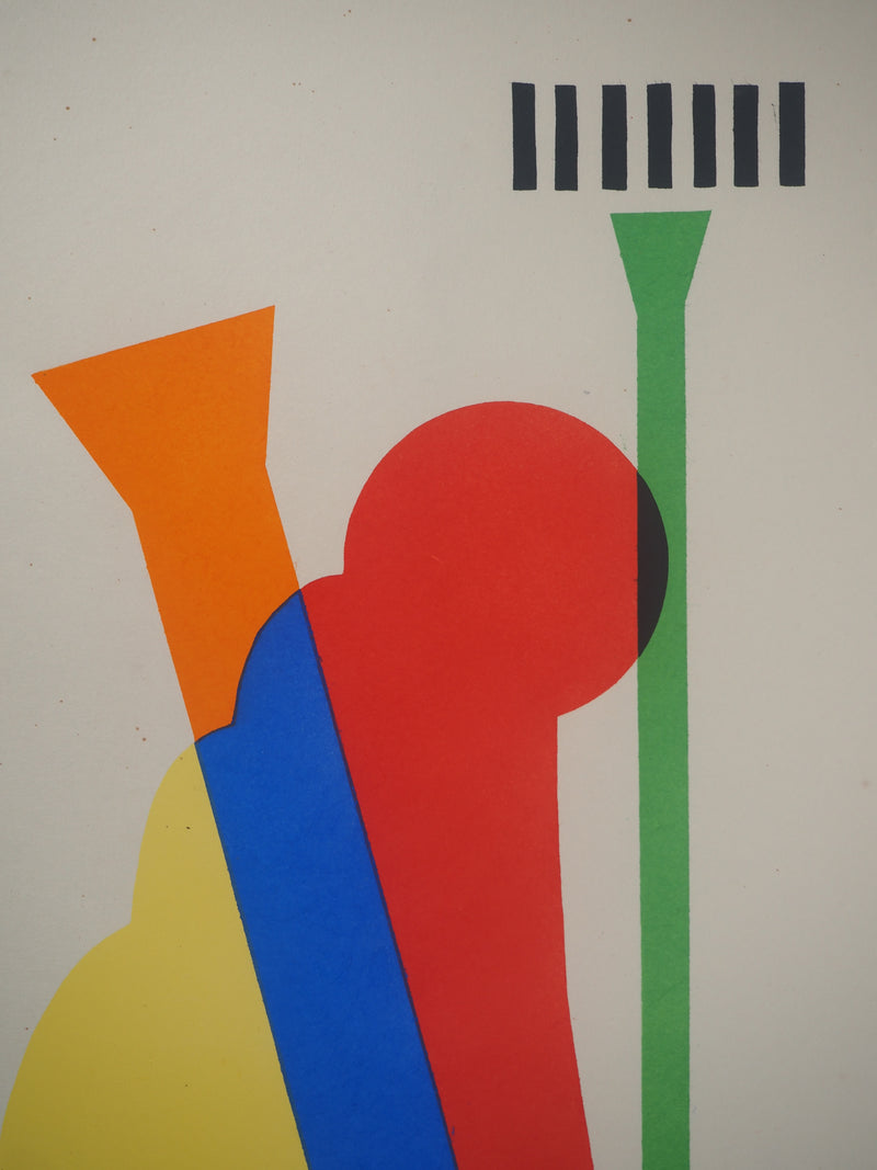 Man RAY : Figure abstraite, Lithographie originale (photo de détail 4) - Crédit photo : Galerie Art.Paris