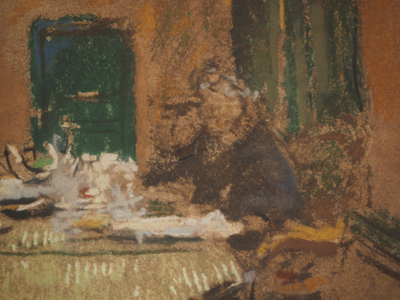 Edouard VUILLARD : Madame Vuillard à table, Lithographie originale (photo de détail 4) - Crédit photo : Galerie Art.Paris