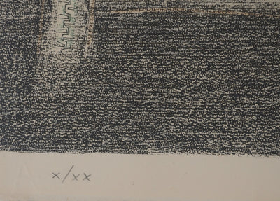 Meret OPPENHEIM : Spirale, Serpent dans un rectangle, Lithographie originale (photo de détail 8) - Crédit photo : Galerie Art.Paris