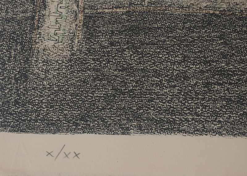 Meret OPPENHEIM : Spirale, Serpent dans un rectangle, Lithographie originale (photo de détail 8) - Crédit photo : Galerie Art.Paris