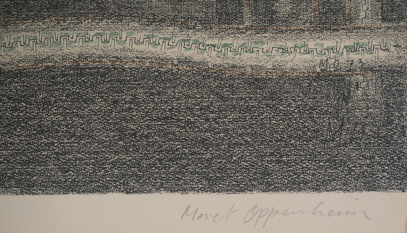 Meret OPPENHEIM : Spirale, Serpent dans un rectangle, Lithographie originale (photo de détail 2) - Crédit photo : Galerie Art.Paris