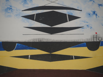 Roland PENROSE : Hommage à Man Ray, Lithographie originale (photo de détail 5) - Crédit photo : Galerie Art.Paris
