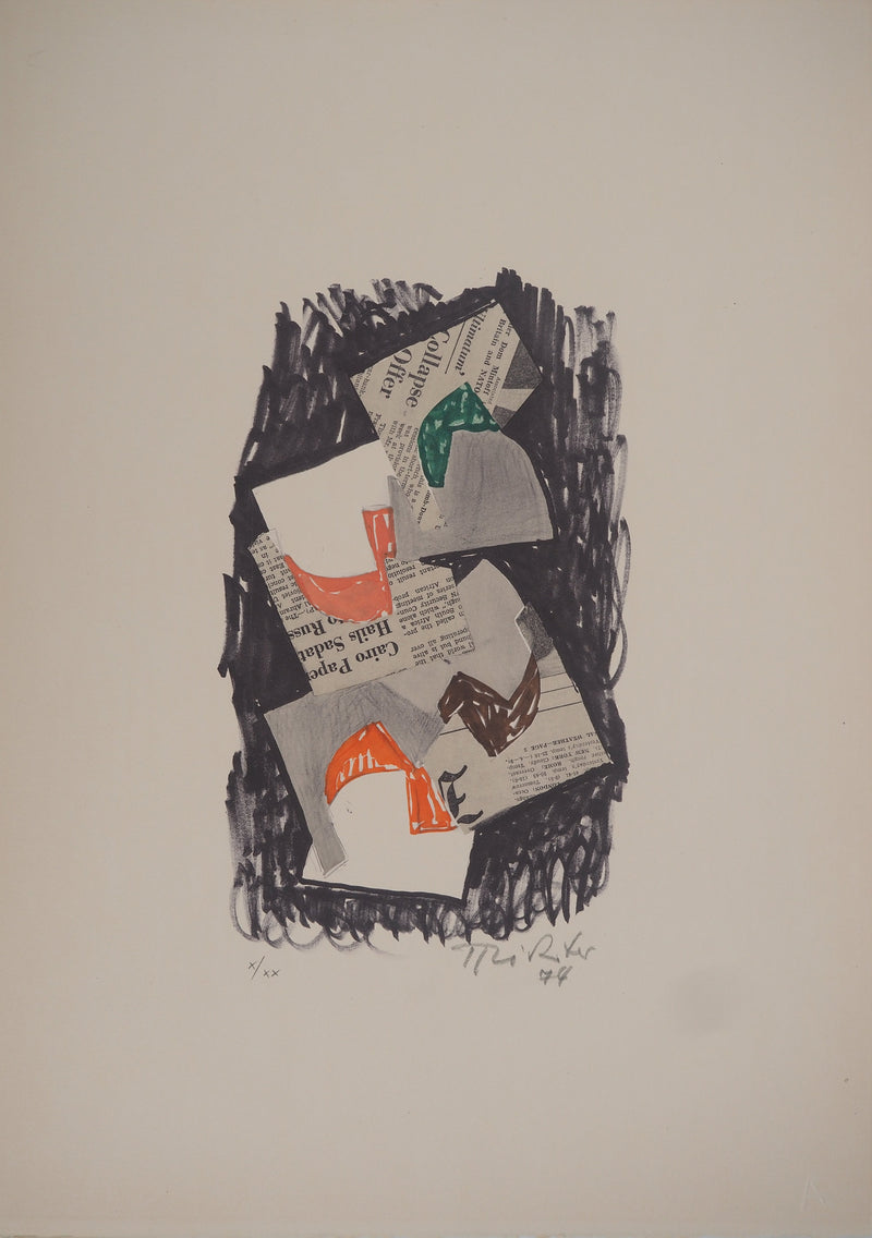 Hans RICHTER : Faits divers, Lithographie originale (photo de détail 2) - Crédit photo : Galerie Art.Paris