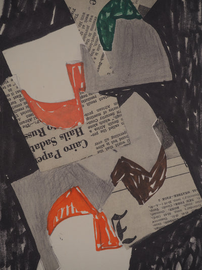 Hans RICHTER : Faits divers, Lithographie originale (photo de détail 5) - Crédit photo : Galerie Art.Paris