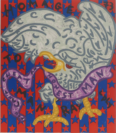 Bill COPLEY : Hommage à Man Ray (Can't cheat an honest man), Lithographie originale (photo de détail 3) - Crédit photo : Galerie Art.Paris