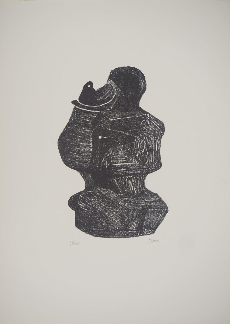 Henry MOORE : Mother and Child, Lithographie originale (photo de détail 3) - Crédit photo : Galerie Art.Paris
