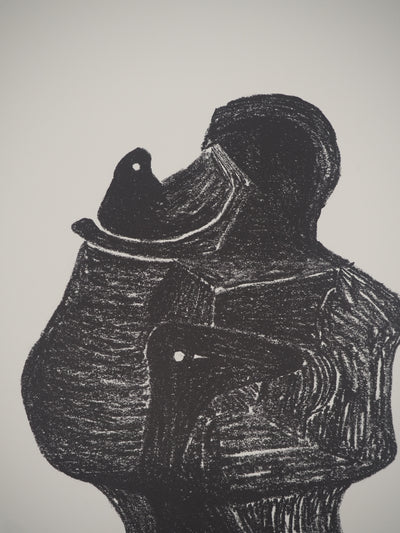Henry MOORE : Mother and Child, Lithographie originale (photo de détail 4) - Crédit photo : Galerie Art.Paris