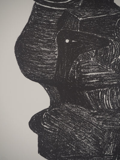 Henry MOORE : Mother and Child, Lithographie originale (photo de détail 5) - Crédit photo : Galerie Art.Paris