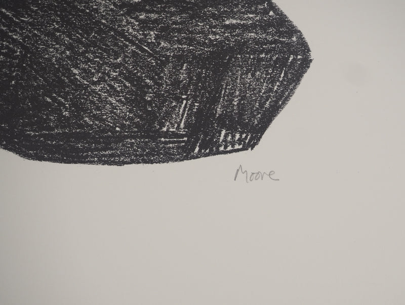 Henry MOORE : Mother and Child, Lithographie originale (photo de détail 2) - Crédit photo : Galerie Art.Paris