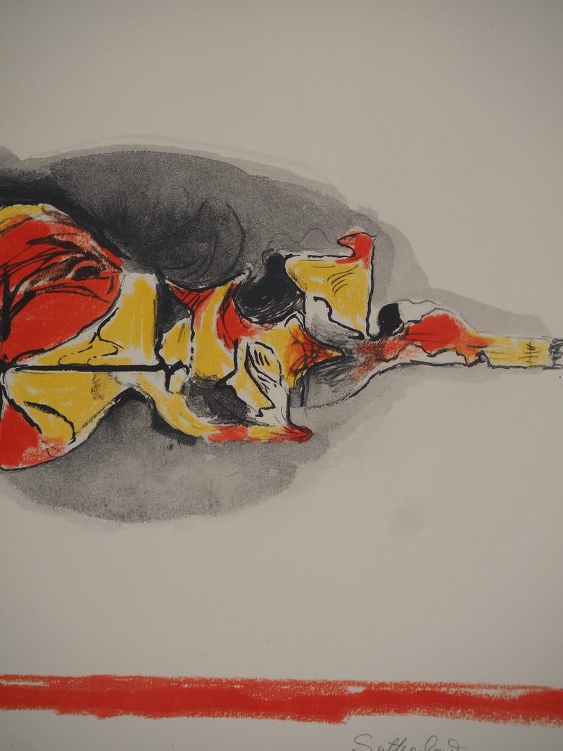 Graham SUTHERLAND : Flying and Floating Forms, Lithographie originale (photo de détail 5) - Crédit photo : Galerie Art.Paris