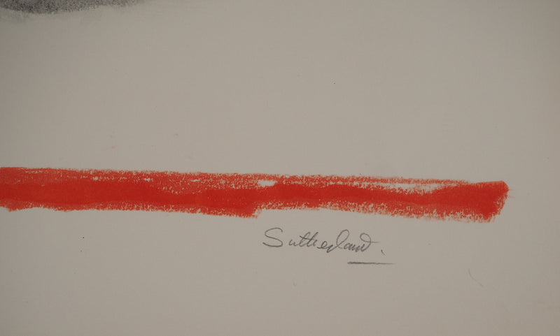 Graham SUTHERLAND : Flying and Floating Forms, Lithographie originale (photo de détail 2) - Crédit photo : Galerie Art.Paris