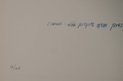 Salvador DALI : Hommage à Man Ray, Lithographie originale (photo de détail 5) - Crédit photo : Galerie Art.Paris