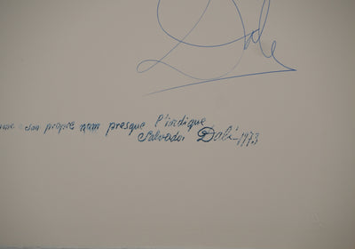 Salvador DALI : Hommage à Man Ray, Lithographie originale (photo de détail 6) - Crédit photo : Galerie Art.Paris