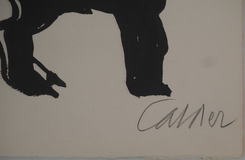 Alexander CALDER : Hollywood : Hommage au Cinéma, Lithographie originale (photo de détail 2) - Crédit photo : Galerie Art.Paris