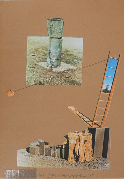 Robert RAUSCHENBERG : Composition équilibre, Sérigraphie originale (vue générale) - Crédit photo : Galerie Art.Paris