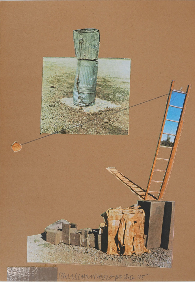 Robert RAUSCHENBERG : Composition équilibre, Sérigraphie originale (vue générale) - Crédit photo : Galerie Art.Paris
