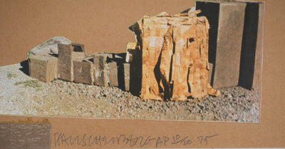 Robert RAUSCHENBERG : Composition équilibre, Sérigraphie originale (photo de détail 2) - Crédit photo : Galerie Art.Paris