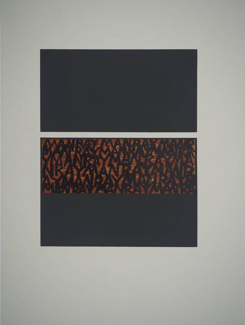 Carol RAMA : Hommage à Man Ray, Sérigraphie originale (vue générale) - Crédit photo : Galerie Art.Paris