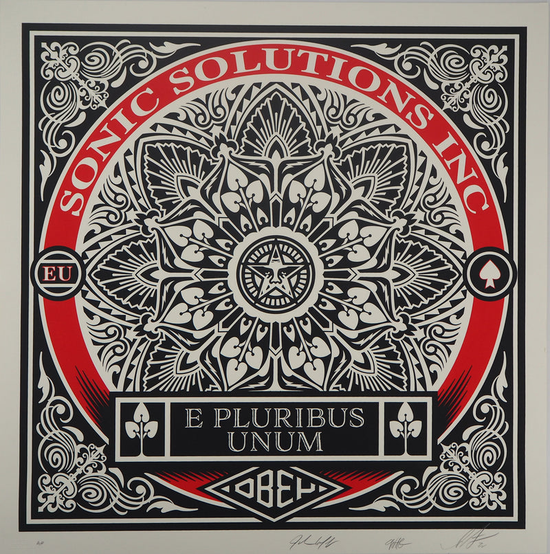 Shepard FAIREY : E Pluribus Unum, Sérigraphie originale signée
