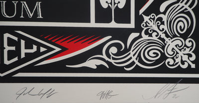 Shepard FAIREY : E Pluribus Unum, Sérigraphie originale signée