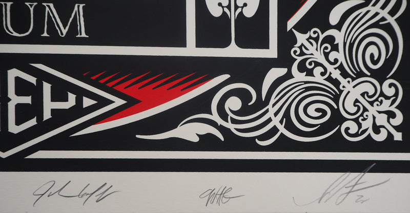 Shepard FAIREY : E Pluribus Unum, Sérigraphie originale signée