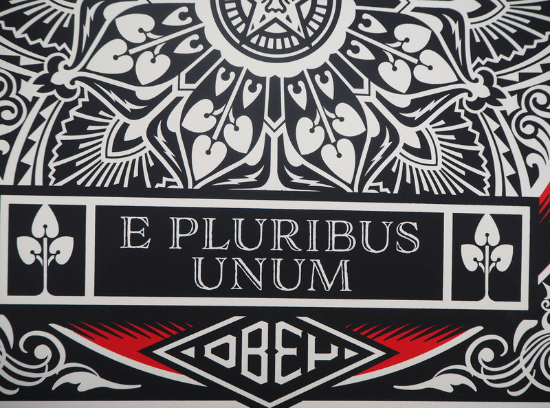 Shepard FAIREY : E Pluribus Unum, Sérigraphie originale signée