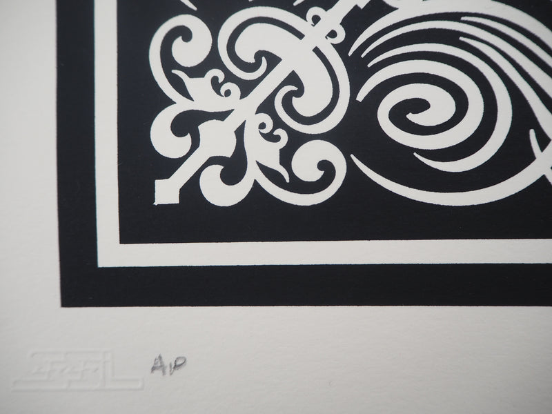 Shepard FAIREY : E Pluribus Unum, Sérigraphie originale signée