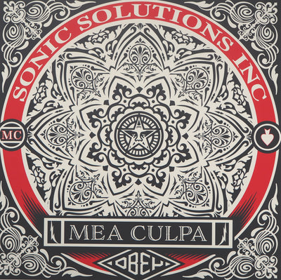 Shepard FAIREY : Mea Culpa, Sérigraphie originale signée