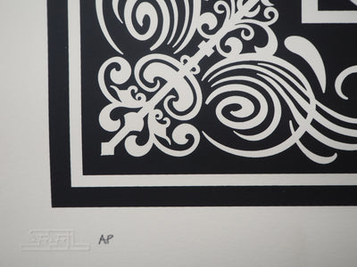 Shepard FAIREY : Mea Culpa, Sérigraphie originale signée