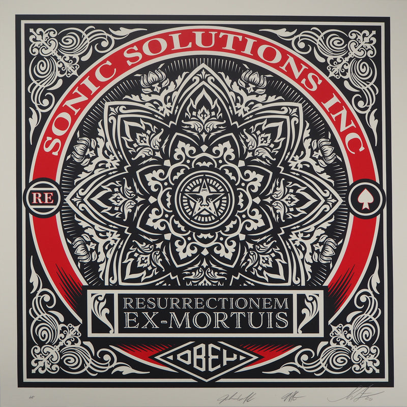 Shepard FAIREY : Resurrectionem Ex-Mortuis, Sérigraphie originale signée