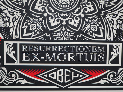 Shepard FAIREY : Resurrectionem Ex-Mortuis, Sérigraphie originale signée