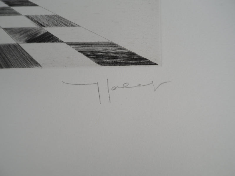 Yves JOBERT : Cubistes, Gravure originale (photo de détail 2) - Crédit photo : Galerie Art.Paris