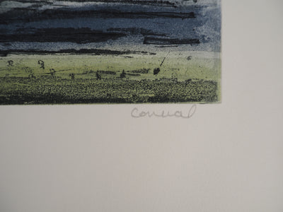 Betty CONNAL : Zenit, Gravure originale (photo de détail 2) - Crédit photo : Galerie Art.Paris