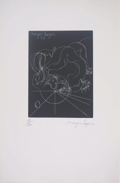 Meyer LAZAR : Cantique des Cantiques, Toutes les dimensions de l'amour, Gravure originale (vue générale) - Crédit photo : Galerie Art.Paris