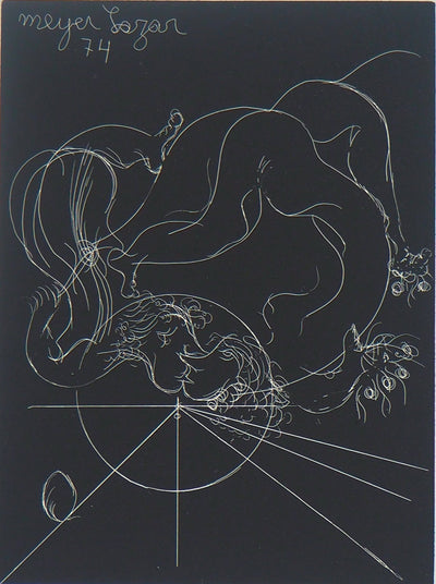 Meyer LAZAR : Cantique des Cantiques, Toutes les dimensions de l'amour, Gravure originale (photo de détail 2) - Crédit photo : Galerie Art.Paris