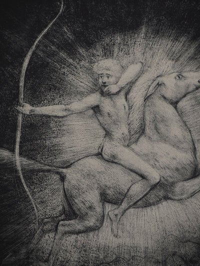 Edouard GOERG : Le conquérant, Lithographie originale (photo de détail 4) - Crédit photo : Galerie Art.Paris